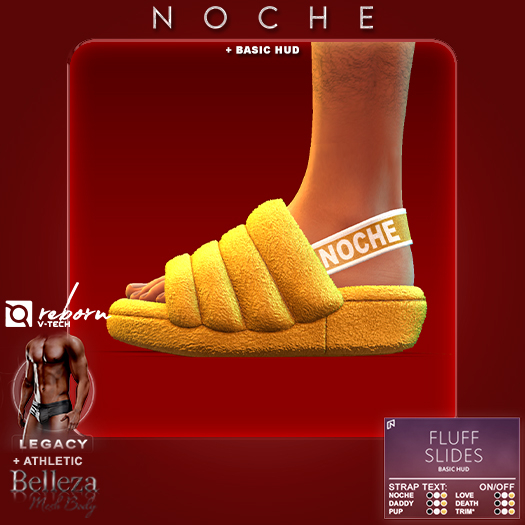 Noche. Fluff Slides Mustard