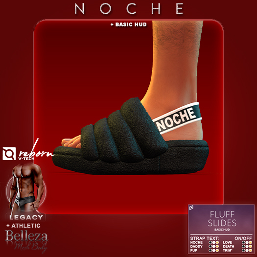 Noche. Fluff Slides Black