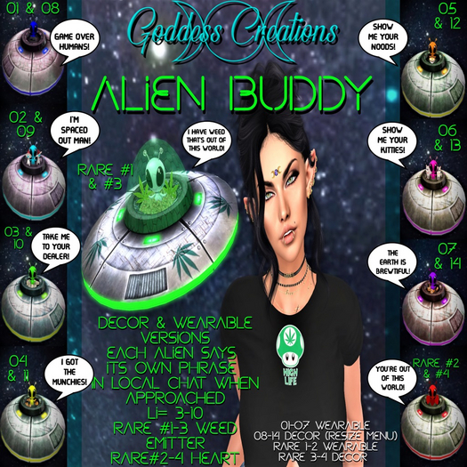 06 )O( GC: Alien Buddy-Show me your Kitties- {Add Me} #6