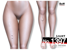 (Leg Tattoo) No.1397 Light