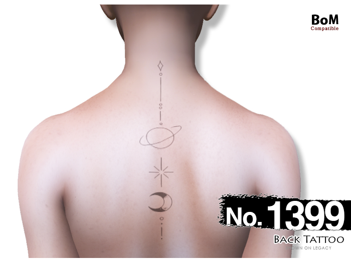 (Back Tattoo) No.1399
