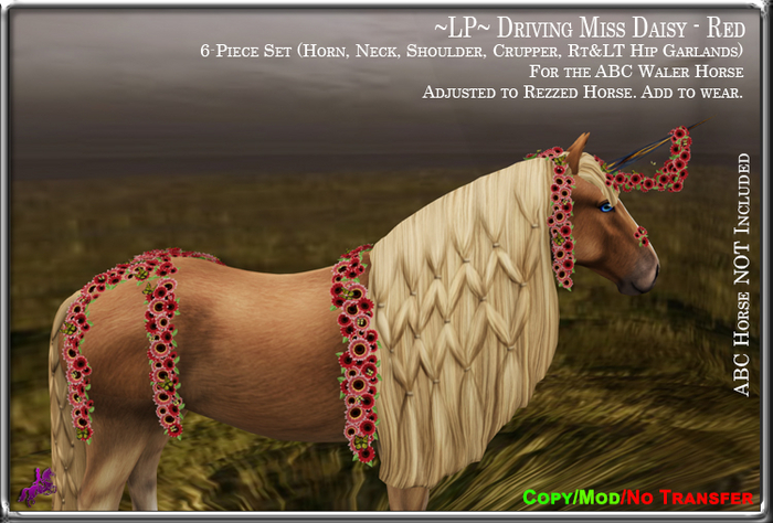 ~LP~ Driving Miss Daisy Set [BOXED] ABC Waler Red