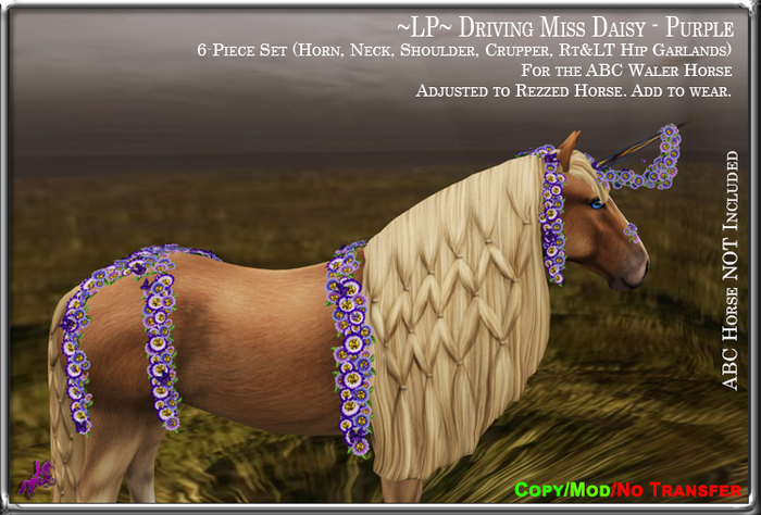 ~LP~ Driving Miss Daisy Set [BOXED] ABC Waler Purple