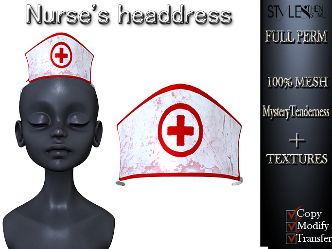 STYLES - Nurse's headdress - FULL PERM