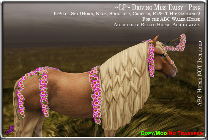 ~LP~ Driving Miss Daisy Set [BOXED] ABC Waler Pink