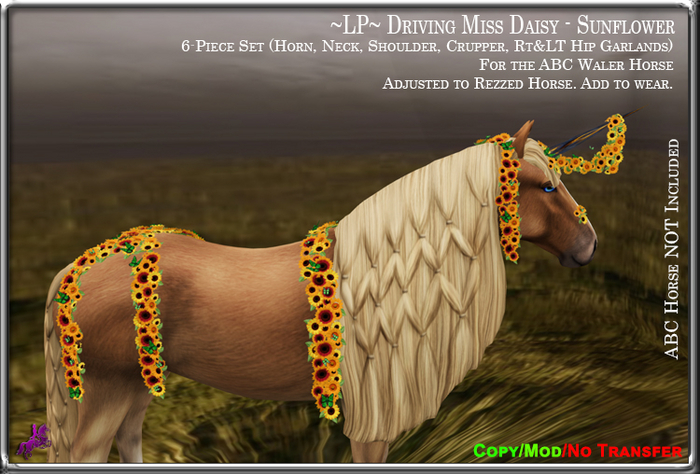 ~LP~ Driving Miss Daisy Set [BOXED] ABC Waler Sunflower