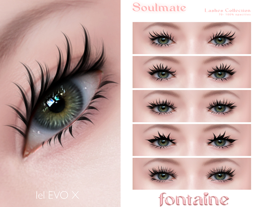 Fontaine Cosmetics - Soulmate Lashes Collection - DEMO