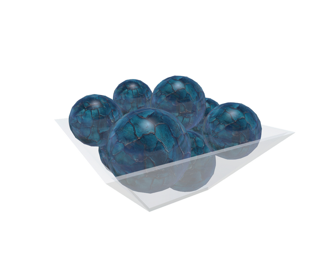*'`'*Atheria Designs*'`'* Designer Glass Balls in Glass Bowl