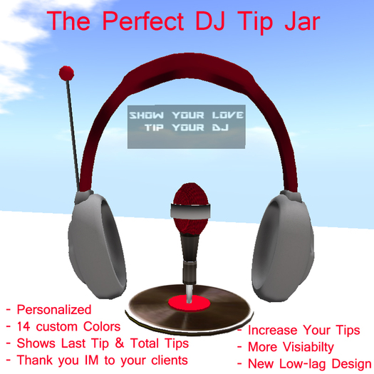 Club DJ Tip Jar Deluxe Headphone The Perfect Tipjar