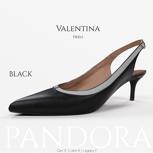 -PANDORA - VALENTINA  Heels  - Black