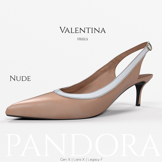 -PANDORA - VALENTINA  Heels  - Nude
