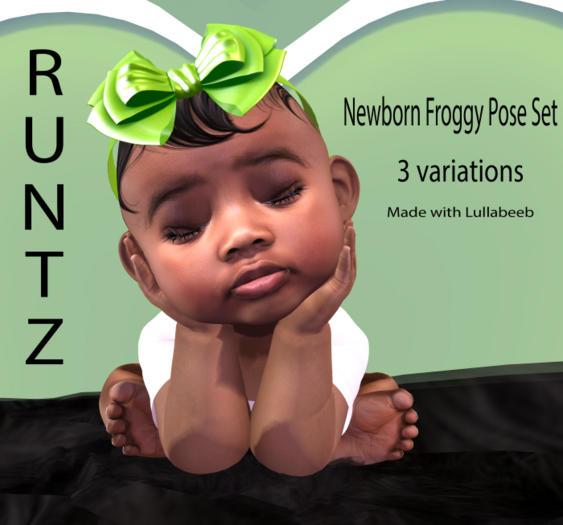 Newborn Froggy Pose