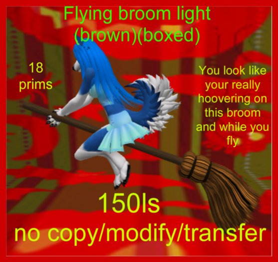 Flying broom(Light brown)(boxed)