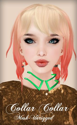 Collar collar - Green