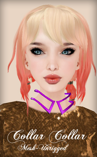 Collar collar - Purple