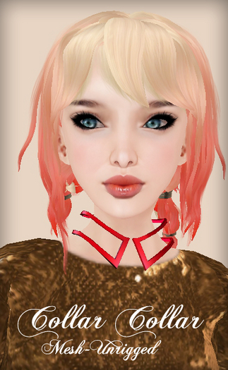 Collar collar - Red