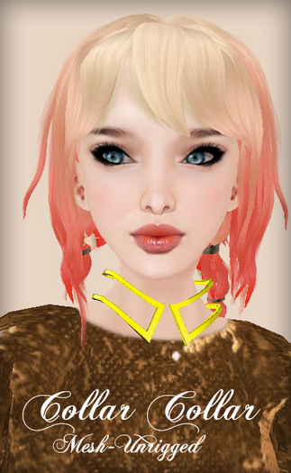 Collar collar - Yellow
