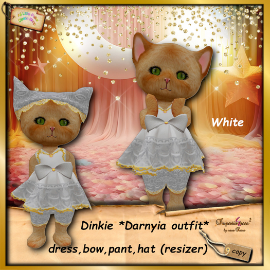 Dinkie Darnyia outfit white