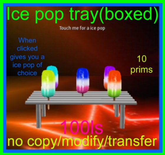 Ice pop tray(boxed)