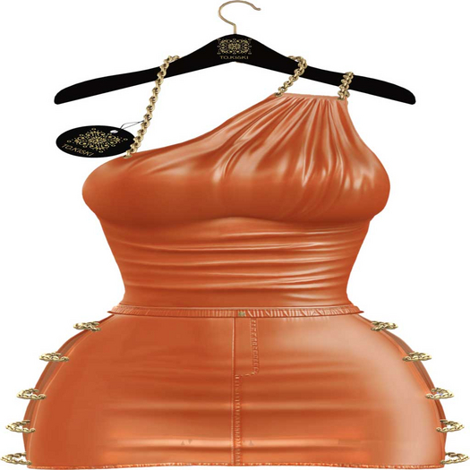 TO.KISKI - Raela Top & Skirt Orange TSS MP (add me)
