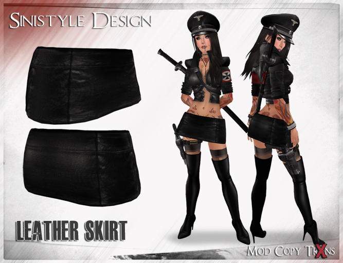 SiniStyle Leather Skirt