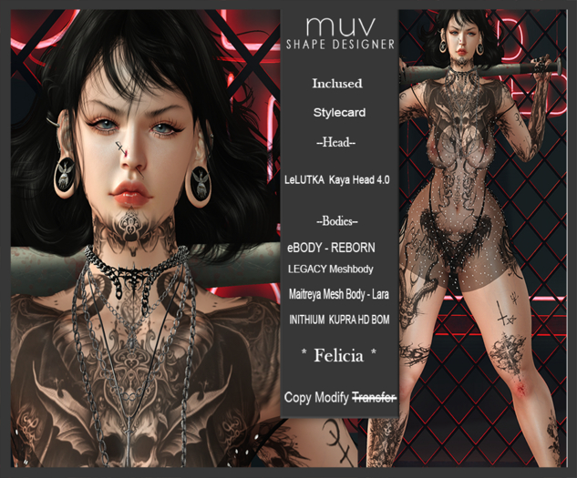 muv shape designer - Felicia