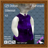 GPA Dinkies Waistcoat BOM - Andromeda Print v.2