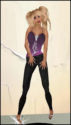 Purple Dragon Top & Jeans