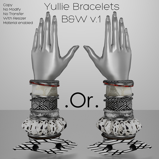 . Or . Yullie Bangles B&W v.1 