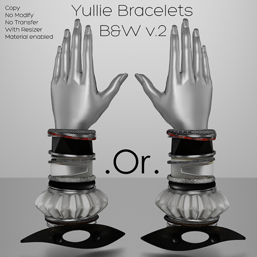 . Or . Yullie Bangles B&W v.2