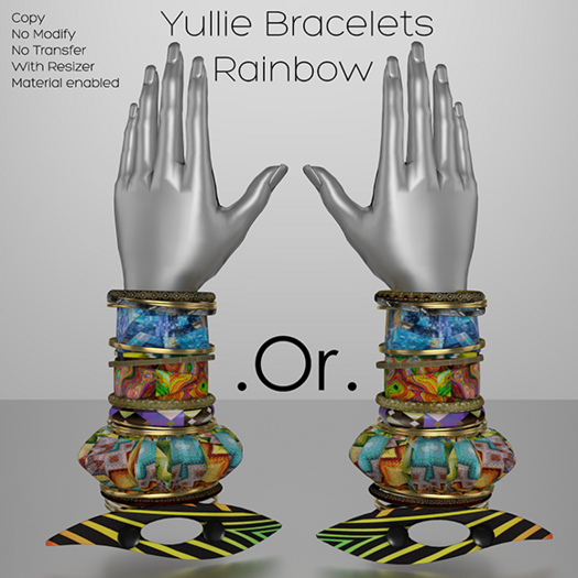 . Or . Yullie Bangles Rainbow 