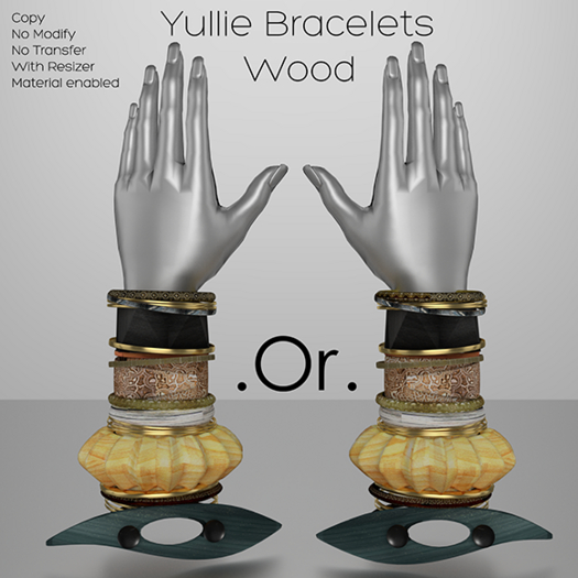 . Or . Yullie Bangles Wood 