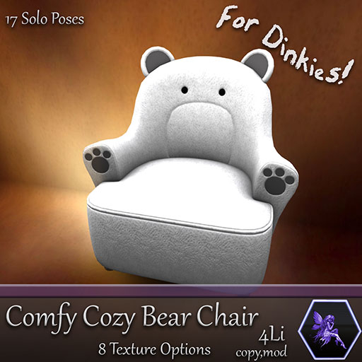 TDF's Comfy Cozy Bear Chair for Dinkies (Add Me)