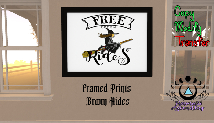 [HA] Frame Print - Free Broom Rides