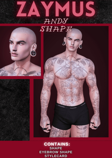 // ZAYMUS - Andy Shape / Kris & Legacy Athletic