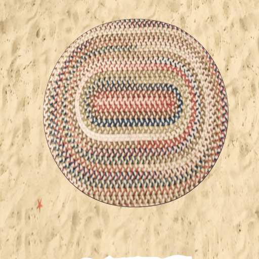 Braided Rug Pale