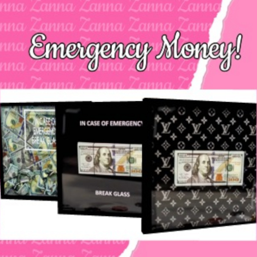 money glass wall art fp