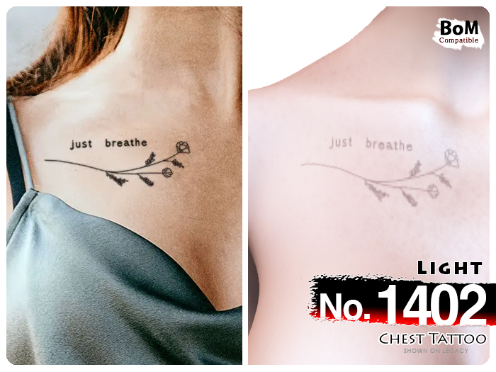 (Chest Tattoo) No.1402 Light