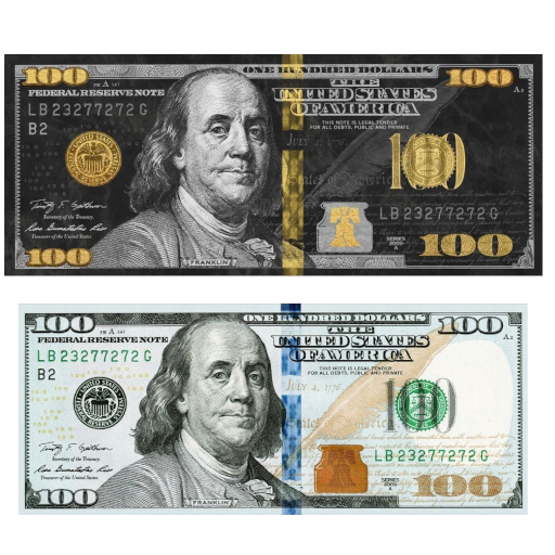 fatpack of money art