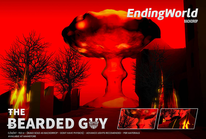 Ending World Backdrop - The Bearded Guy 