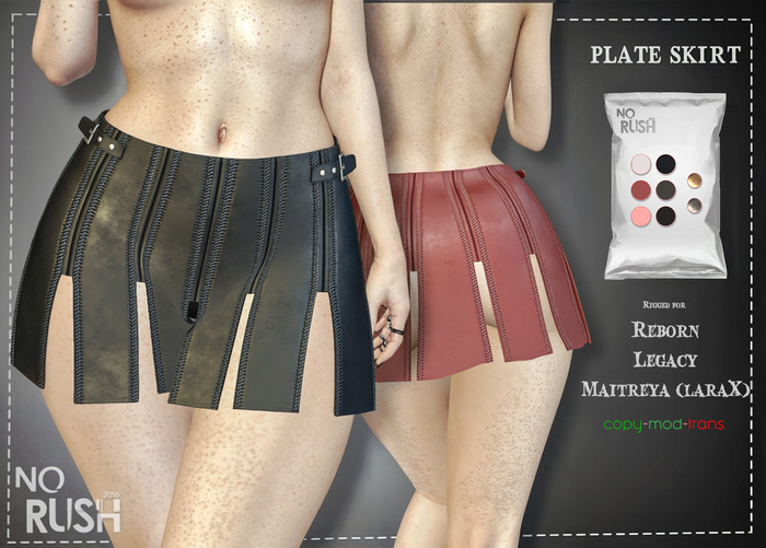 [NORUSH]Plate Skirt -unpack-