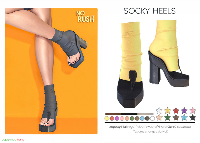 [NORUSH] Socky Heels -unpack-