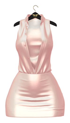 ::ALTER:: Andrea Satin Blouse Dress @ Nude TSS MP Reborn, Maitreya, LaraX, Legacy, Kupra, GenX Curvy & Classic