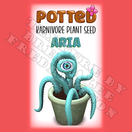 Potted: Karnivore Plant Seed: Aria (ACTUAL PLANT SEED)