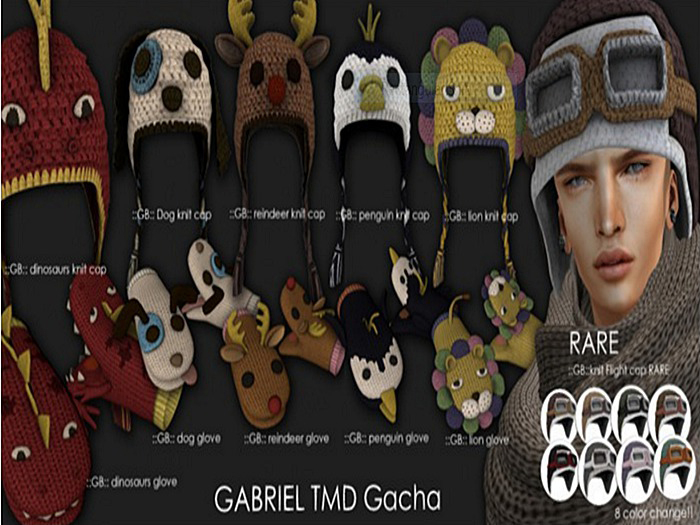 ::GB:: reindeer knit cap