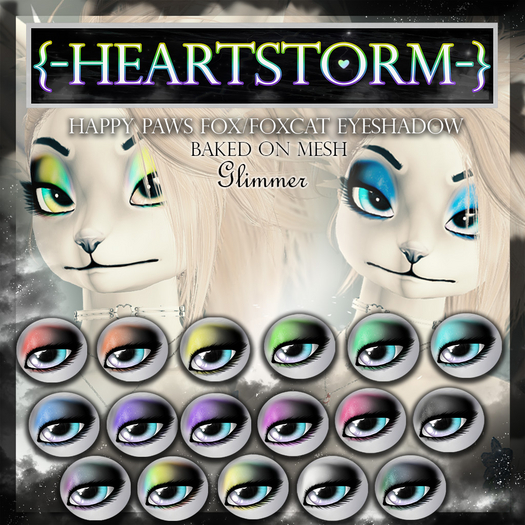 {-HEARTSTORM-} Glimmer Eyeshadow {Happy Paws Fox/Foxcat} 