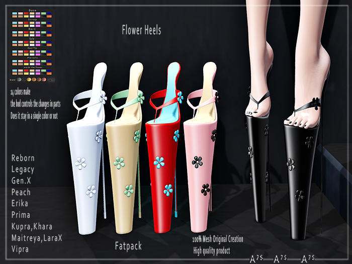 : A75 : Flower Heels With Hud Fatpack DEMO