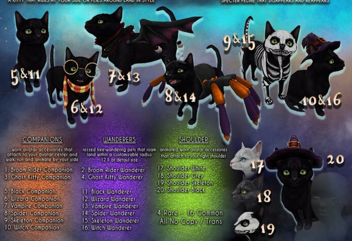 JIAN Feline Frights 2. Broom Rider Wanderer BOX RARE
