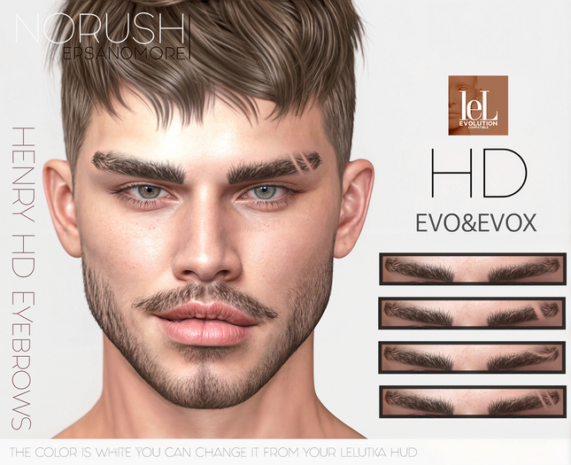 [NoRush] Henry HD Eyebrows (LEL)