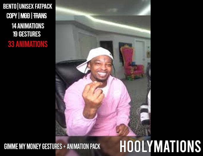 HM - Gimme MY Money Gestures + Animations - FATPACK